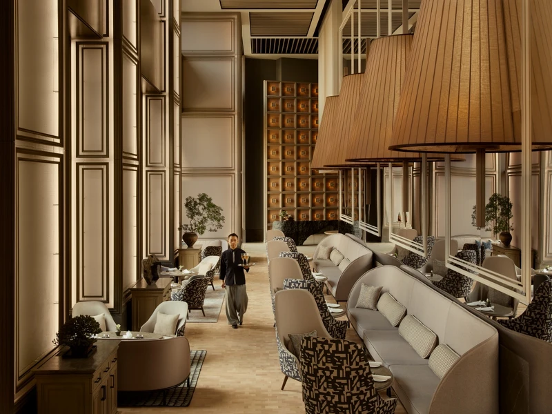 與大廳連接的 Lounge 空間。 與大廳連接的 Lounge 空間。