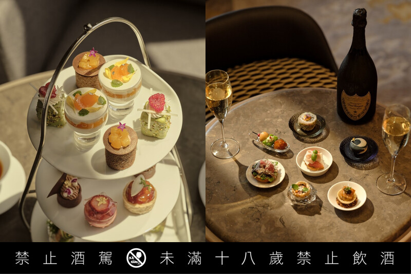 晚茶有香檳無限暢飲服務。 晚茶有香檳無限暢飲服務。
