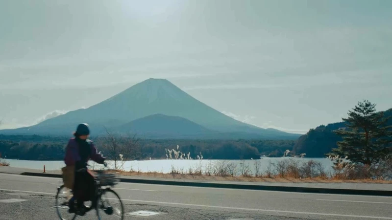 劇中不時出現的富士山。