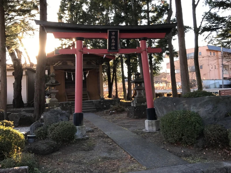 神社實景。