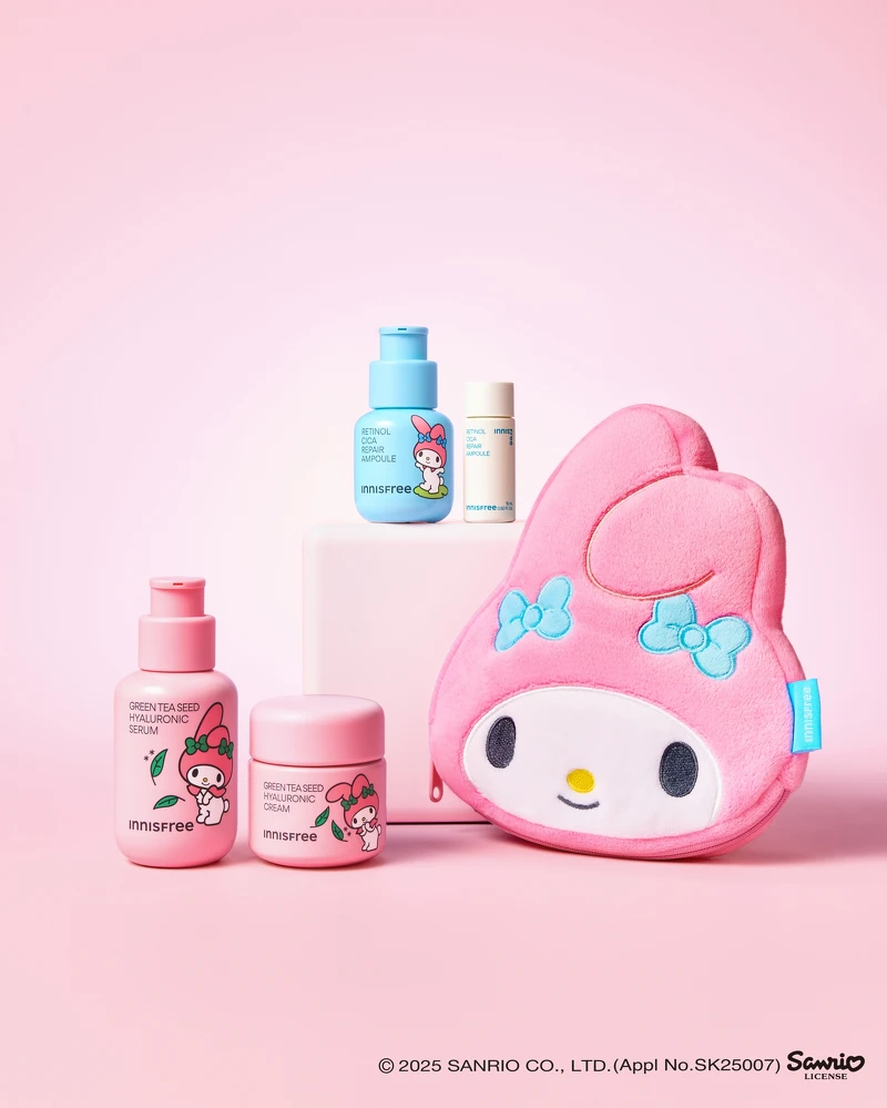 innisfree My Melody美樂蒂聯名系列。 innisfree My Melody美樂蒂聯名系列。