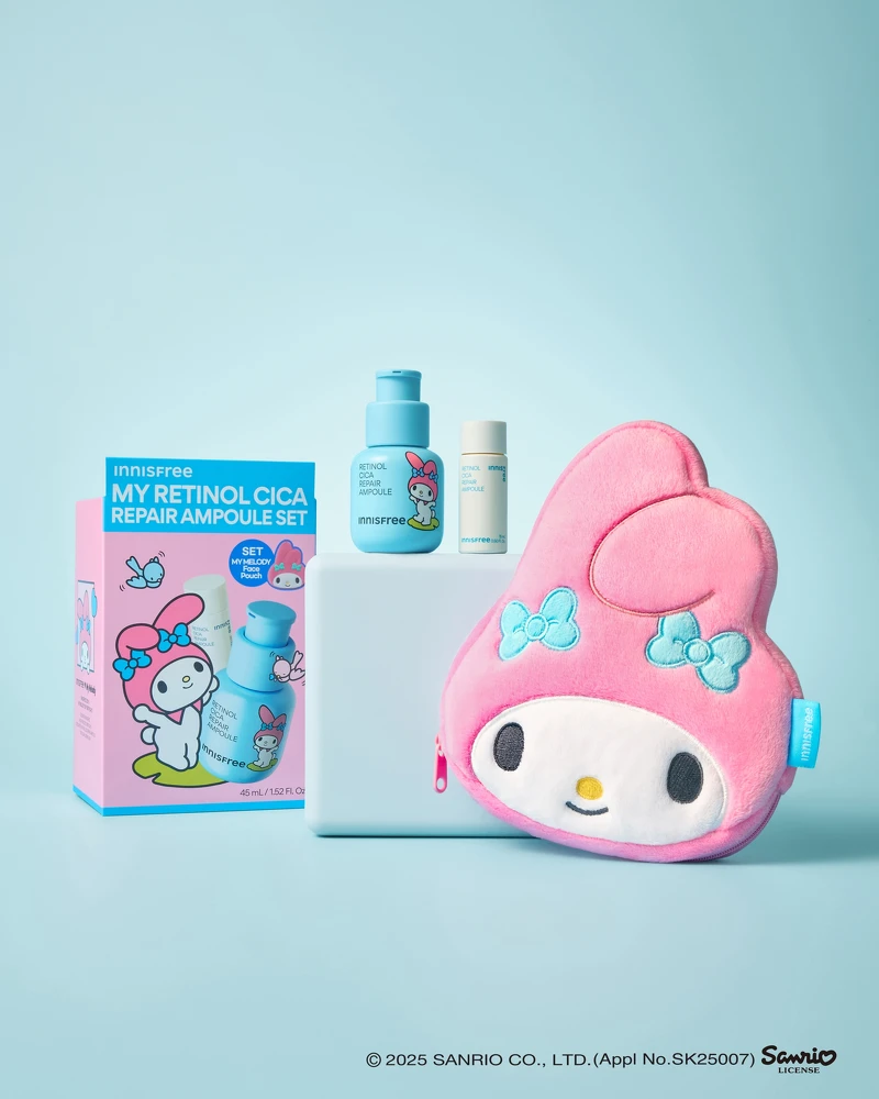 innisfree A醇淨膚超修護安瓶組美樂蒂限定版(A醇淨膚超修護安瓶30mL、A醇淨膚超修護安瓶15ml、美樂蒂收納包),NT1,100 innisfree A醇淨膚超修護安瓶組美樂蒂限定版(A醇淨膚超修護安瓶30mL、A醇淨膚超修護安瓶15ml、美樂蒂收納包),NT1,100