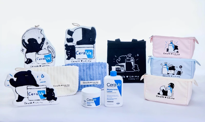 CeraVe適樂膚 X LAIMO馬來貘2025限量聯名組合。 CeraVe適樂膚 X LAIMO馬來貘2025限量聯名組合。