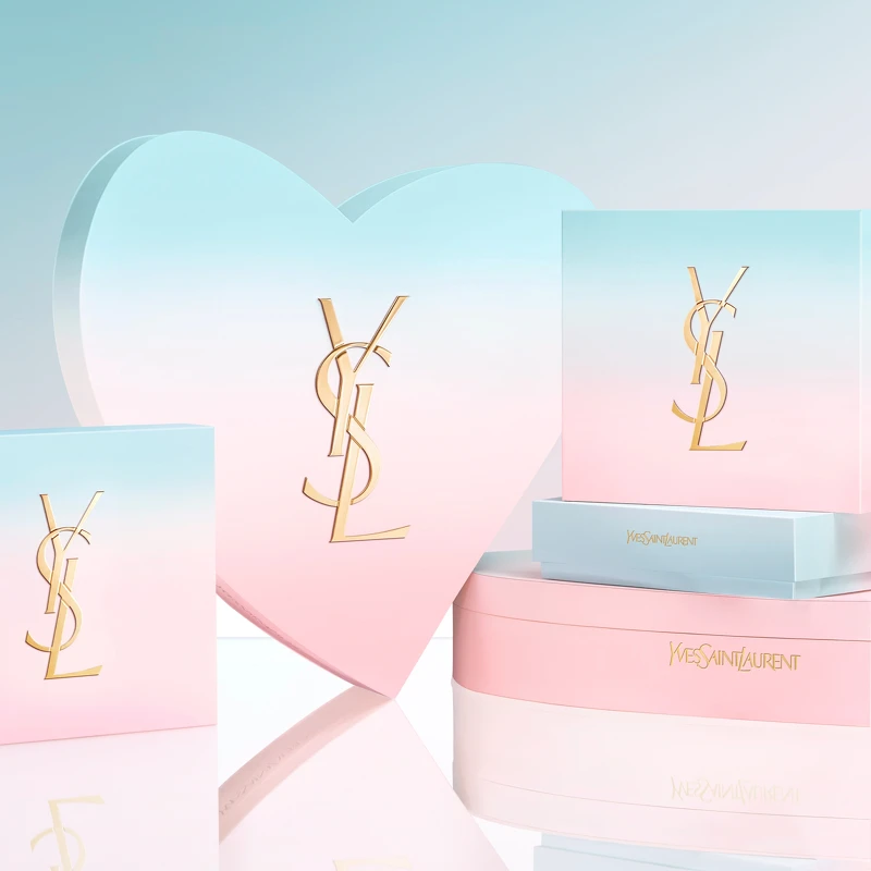 YSL 2025情人節無限熱戀限定系列情境圖。 YSL 2025情人節無限熱戀限定系列情境圖。