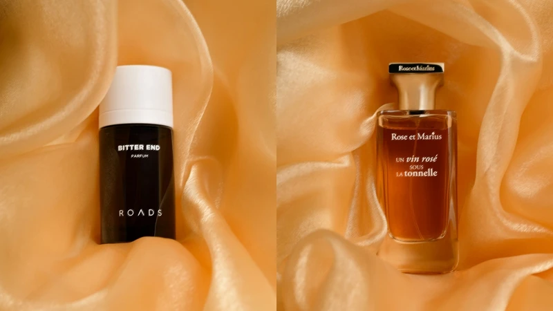 ROADS蕪盡曙光淡香精50mL,NT4,980、Rose et Marius藤下的玫瑰葡萄酒香水30mL,NT2,080、100mL,NT5,280 ROADS蕪盡曙光淡香精50mL,NT4,980、Rose et Marius藤下的玫瑰葡萄酒香水30mL,NT2,080、100mL,NT5,280