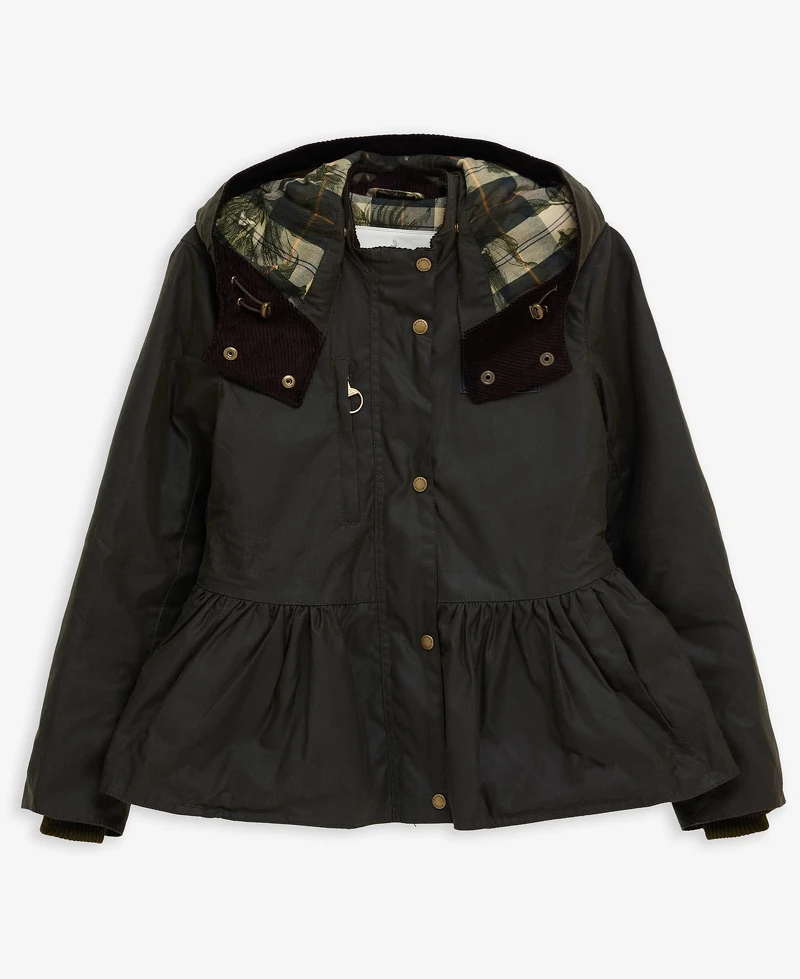 3. Barbour x ERDEM Dhalia油布外套 售價29,000元 (橄欖綠)