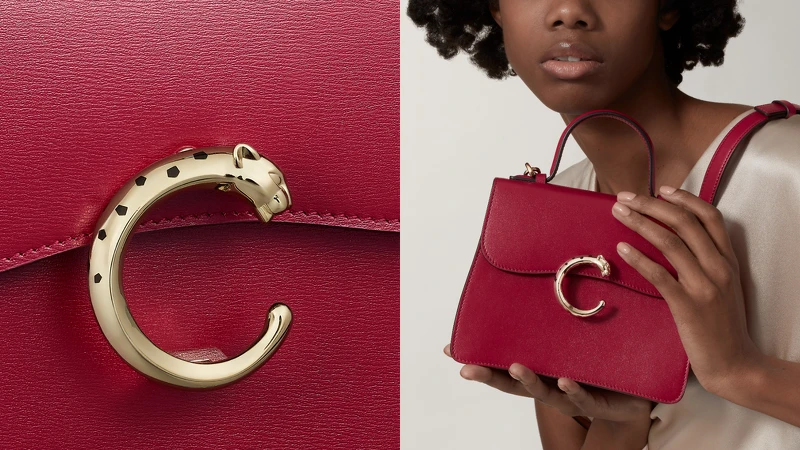 Panthère C de Cartier手提包迷你款。