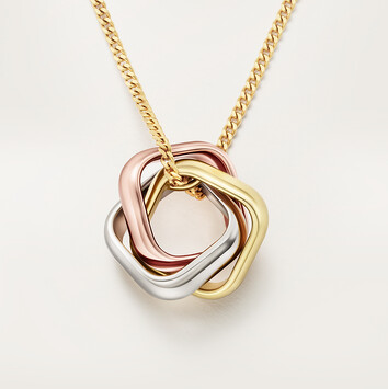 Trinity枕形項鍊。