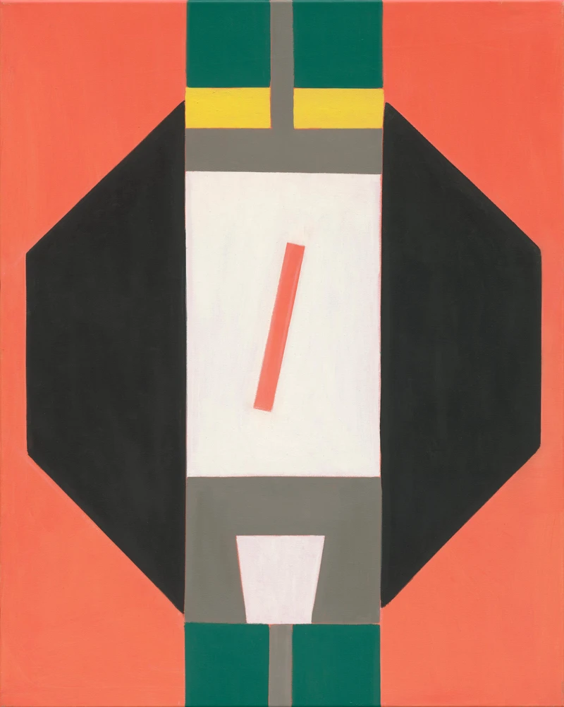 抽象 2022-009|91 x 72.5 cm|油彩、畫布|2022|采泥藝術提供 抽象 2022-009|91 x 72.5 cm|油彩、畫布|2022|采泥藝術提供