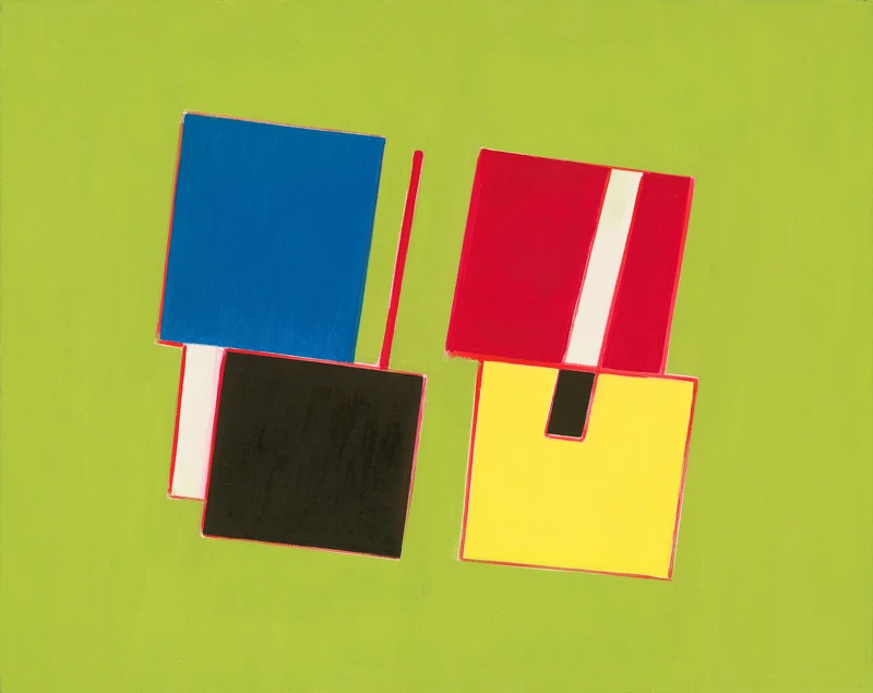 抽象 2023-009|80x100 cm |油彩、畫布|2023|采泥藝術提供 抽象 2023-009|80x100 cm |油彩、畫布|2023|采泥藝術提供