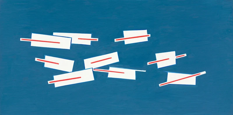 抽象2023-020|100x200cm|油彩、畫布|2023|采泥藝術提供 抽象2023-020|100x200cm|油彩、畫布|2023|采泥藝術提供