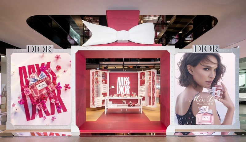 迪奧MISS DIOR訂製愛戀快閃店。 迪奧MISS DIOR訂製愛戀快閃店。