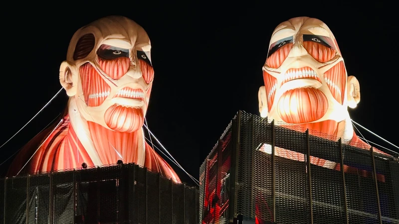 《進擊的巨人》燈組現身A19燈區《光的遊戲場》