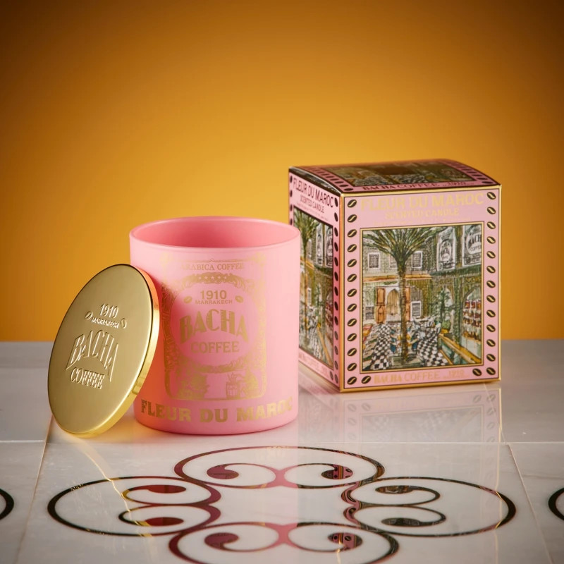 Bacha Coffee夿萐咖啡摩洛哥之花香薰蠟燭140g,NT1,650、250g,NT2,550 Bacha Coffee夿萐咖啡摩洛哥之花香薰蠟燭140g,NT1,650、250g,NT2,550