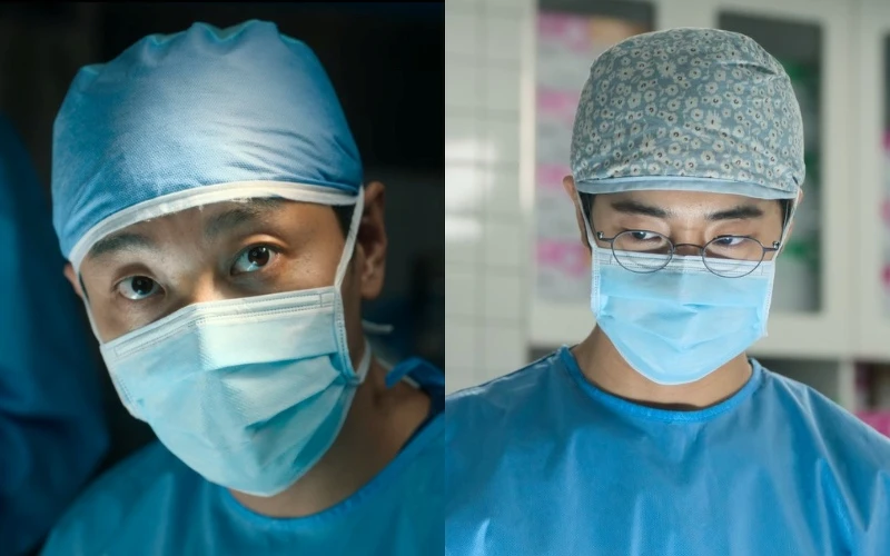 《外傷重症中心》楊載源被白江赫醫術迷住 Photo/ Netflix 《外傷重症中心》楊載源被白江赫醫術迷住 Photo/ Netflix