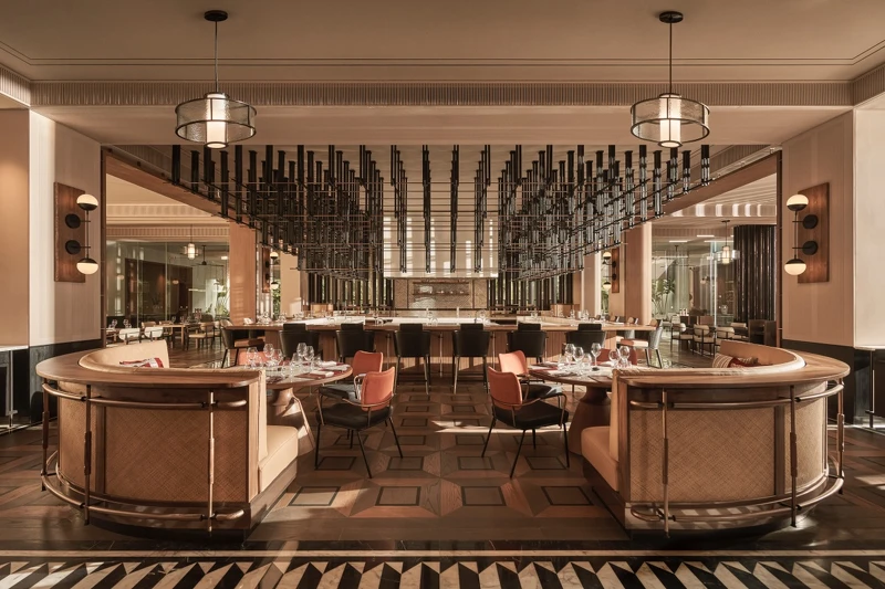 法日合璧的 Omakase 餐廳「Oku」。 法日合璧的 Omakase 餐廳「Oku」。