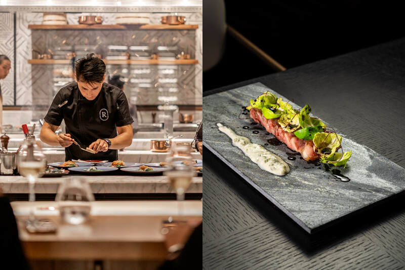 提供當代日式餐點。 提供當代日式餐點。