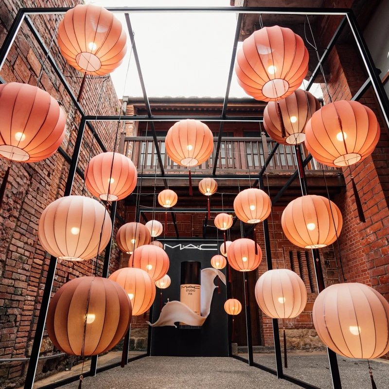 M.A.C台北大稻埕禮物概念店的傳統天井藝術庭院。 M.A.C台北大稻埕禮物概念店的傳統天井藝術庭院。