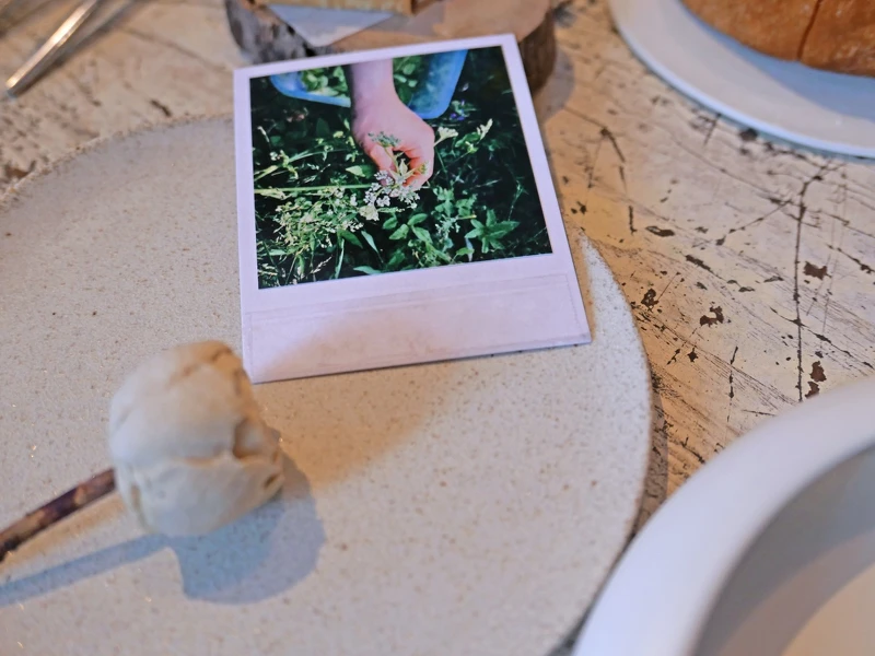 由 Chef Amy 親自分類整理採摘的花材。 由 Chef Amy 親自分類整理採摘的花材。