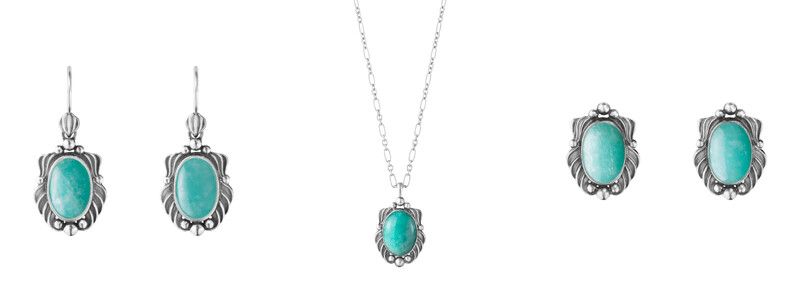 HERITAGE系列台灣限定2025年度天河石純銀垂墜耳環,建議售價NT$11,600、HERITAGE系列台灣限定2025年度天河石純銀項鍊,建議售價NT$11,600、HERITAGE系列台灣限定2025年度天河石純銀耳夾,建議售價NT$11,600。 HERITAGE系列台灣限定2025年度天河石純銀垂墜耳環,建議售價NT$11,600、HERITAGE系列台灣限定2025年度天河石純銀項鍊,建議售價NT$11,600、HERITAGE系列台灣限定2025年度天河石純銀耳夾,建議售價NT$11,600。