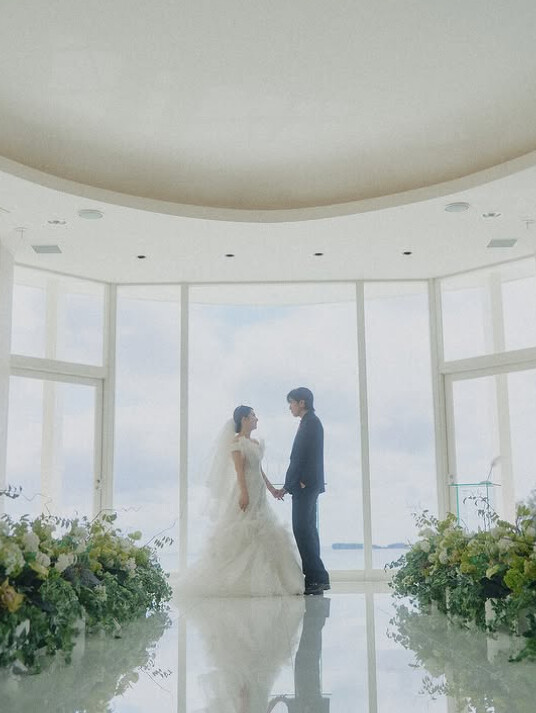 婁峻碩焦凡凡沖繩婚禮婚紗照，截圖自IG