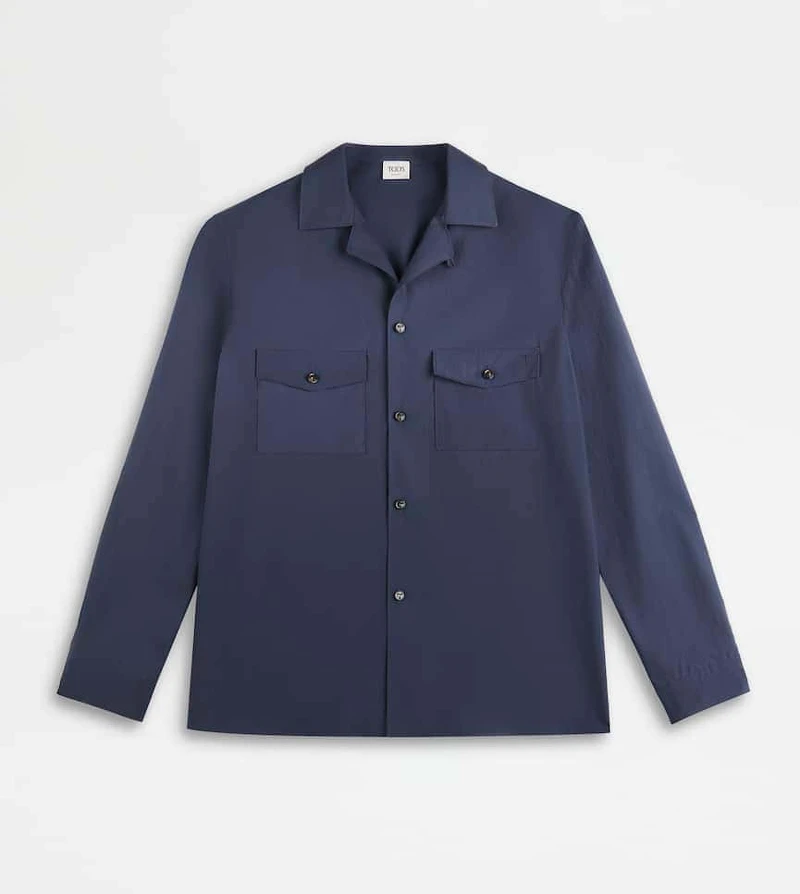 TOD'S 深藍棉質襯衫，NT47,900