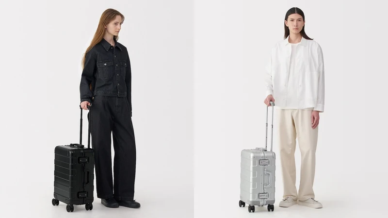 MUJI無印良品「鋁合金拉桿行李箱」4月限量回歸販售