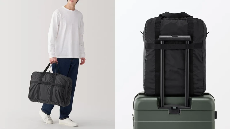 MUJI無印良品「可折疊撥水加工包款」3月開賣