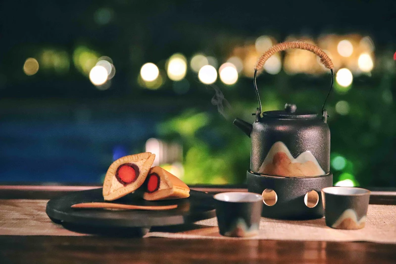 虹夕諾雅谷關 星夜暖茗示意圖（圖/虹夕諾雅提供）