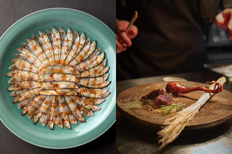 主廚秉持「和魂漢才」的精神,融合日本料理的細膩與中華料理的豐富層次。 主廚秉持「和魂漢才」的精神,融合日本料理的細膩與中華料理的豐富層次。