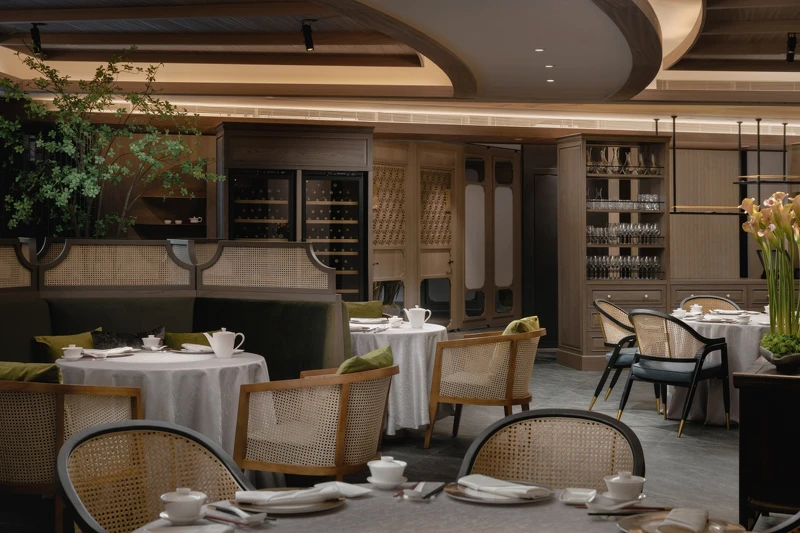 「朧粵」用餐空間。 「朧粵」用餐空間。