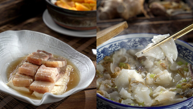 頤宮中餐廳「食膳馬祖」客座套餐:鰮魚蒸肉佐地瓜飯、鼎邊糊 頤宮中餐廳「食膳馬祖」客座套餐:鰮魚蒸肉佐地瓜飯、鼎邊糊
