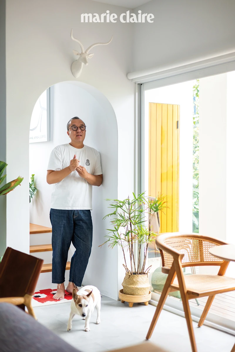 Jimmy 與愛犬Jack。