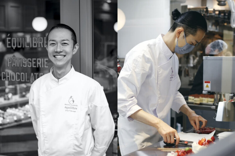 執行甜點主廚德永純司。 執行甜點主廚德永純司。