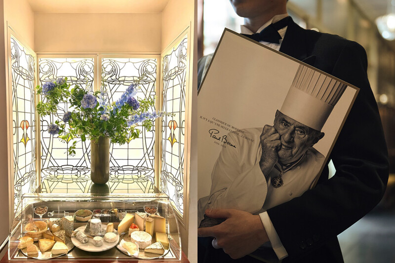 餐廳由傳奇主廚 Paul Bocuse 所創立。 餐廳由傳奇主廚 Paul Bocuse 所創立。