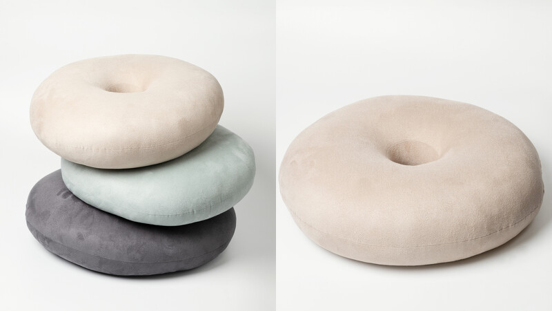 MUJI無印良品「甜甜圈抱枕」可愛登場 MUJI無印良品「甜甜圈抱枕」可愛登場