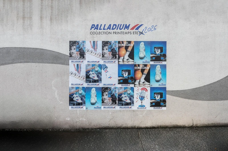 充滿法式風格的復古街頭海報牆將亮相於PALLADIUM RETRO SPORT 法式書報亭快閃店，等你來打卡探索！