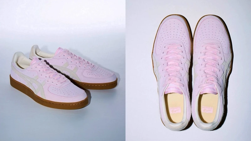 Onitsuka Tiger鬼塚虎 粉底灰虎爪紋焦糖底 GSM NT4,280 Onitsuka Tiger鬼塚虎 粉底灰虎爪紋焦糖底 GSM NT4,280