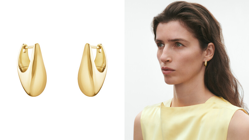 REFLECT系列18K黃金耳環，是本次2025春夏新作。