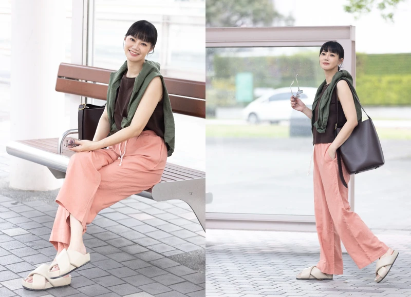 UNIQL特級亞麻襯衫(長袖) 475647、UNIQLO 亞麻混紡上衣(無袖) 479966、UNIQLO亞麻混紡長褲 473791。