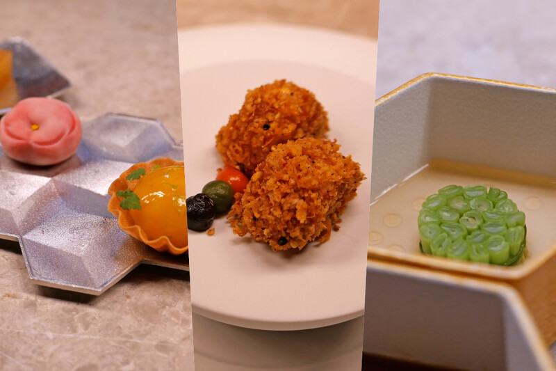 「海洋瑰寶」菜單展現的除了細緻的工法與創意,也是主廚對於華人飲食文化的深刻理解與個人情感。 「海洋瑰寶」菜單展現的除了細緻的工法與創意,也是主廚對於華人飲食文化的深刻理解與個人情感。