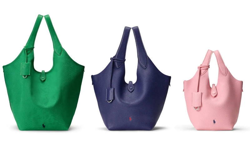 Polo Play 帆布大型托特包 NT13,880、Polo Play 皮革中型托特包 NT18,880、Polo Play 皮革小型托特斜背包 NT15,880 Polo Play 帆布大型托特包 NT13,880、Polo Play 皮革中型托特包 NT18,880、Polo Play 皮革小型托特斜背包 NT15,880