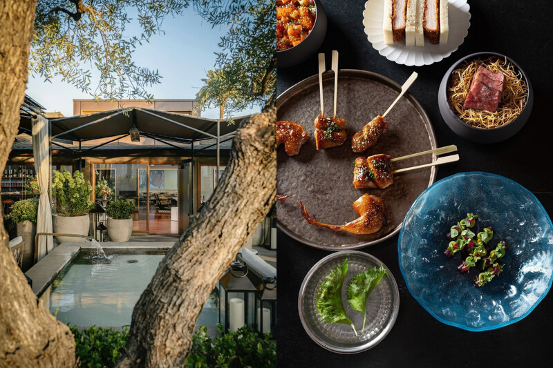 最新的餐廳「RO Restaurant & Lounge」提供亞洲風味料理。 最新的餐廳「RO Restaurant & Lounge」提供亞洲風味料理。