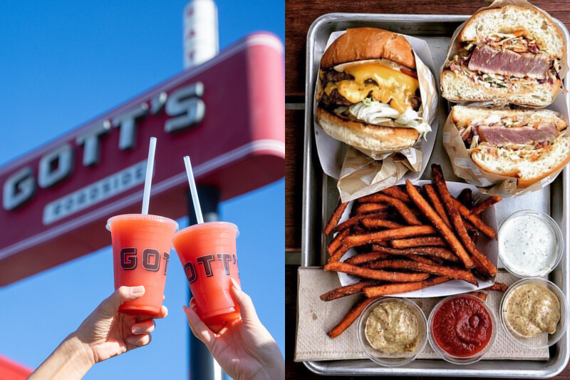 「Gott’s Roadside」,招牌是 Ahi Tuna Burger 和 California Burger,手工奶昔也很受歡迎。 「Gott’s Roadside」,招牌是 Ahi Tuna Burger 和 California Burger,手工奶昔也很受歡迎。