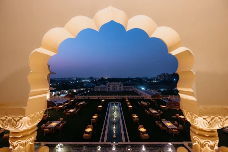 酒店每個都空間都能感受到印度王朝的細膩奢華設計。 酒店每個都空間都能感受到印度王朝的細膩奢華設計。