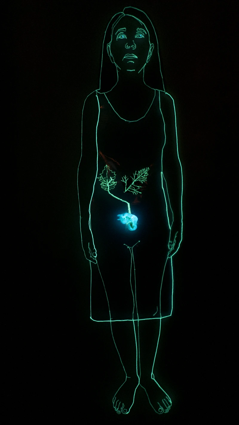 《水之裙的剪影》 Silhouette with a Dress of Water , 2024｜安卓藝術提供