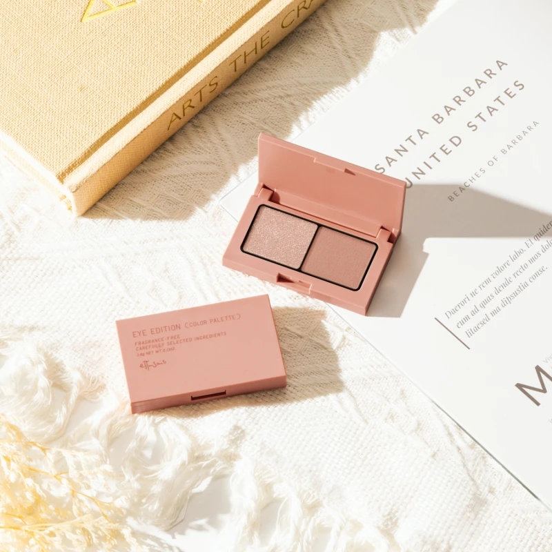 ettusais艾杜紗微暮絲絨雙色眼影(#20曙色)3.8g，NT480