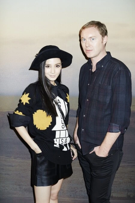 COACH執行創意總監Stuart Vevers與華語界當紅影星Angelababy