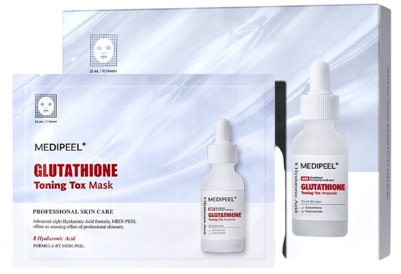 MEDIPEEL美蒂菲升級版穀胱甘肽亮白面膜一盒5片,NT299 MEDIPEEL美蒂菲升級版穀胱甘肽亮白面膜一盒5片,NT299