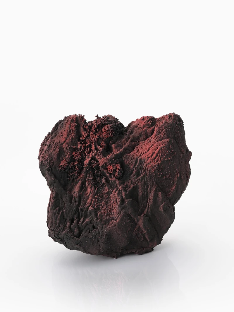 Soluna Fine Art Pyun Yae-Rin, “Poem for Ephemeral Moments 241012/2”, 2024, Stoneware, porcelain, stains, rock components, glaze, 30 x 17 x 34 cm. Image courtesy of Soluna Fine Art. Soluna Fine Art Pyun Yae-Rin, “Poem for Ephemeral Moments 241012/2”, 2024, Stoneware, porcelain, stains, rock components, glaze, 30 x 17 x 34 cm. Image courtesy of Soluna Fine Art.